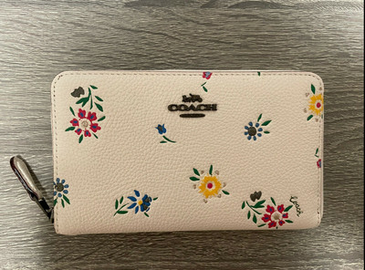 coach wildflower wallet