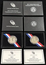 U.S. Mint Commemorative Half-Dollar PROOFS - U.S. Army, 5-Star Generals, OGP