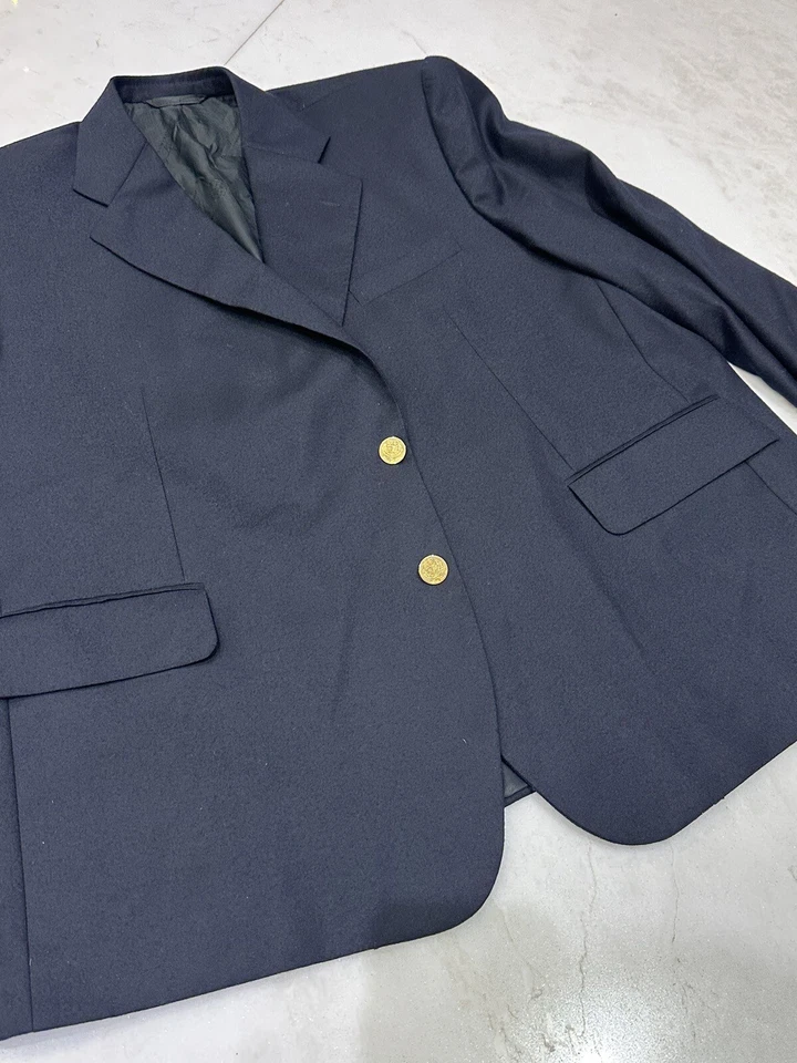 Loro Piana Mens Super 110's Wool US Size 44/46 Bespoke Sport Coat Jacket Blazer - Image 2 of 4