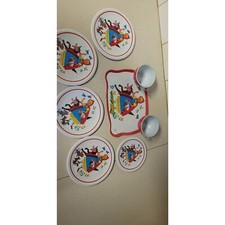 Little Red Riding Hood Tin Play Set Dishes