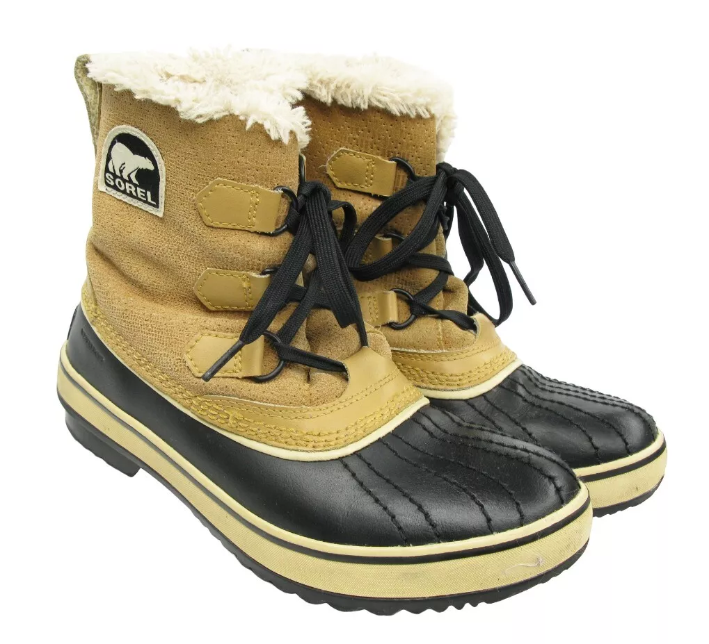 sorel tivoli leather insulated waterproof snow boots