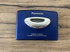 Lecteur de cassette stereo Panasonic RQ-X11 bleu walkman HS pour pièces .