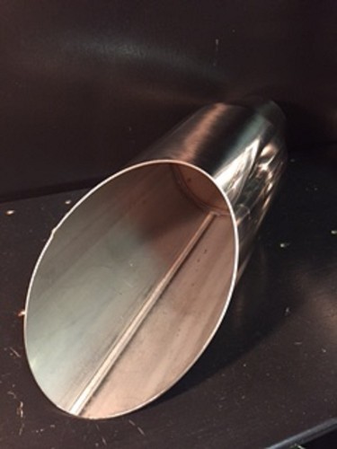 DT-303522AC EXHAUST STAINLESS ANGLE TEXAS TIP 3" INLET 3.50" OUTLET 22" LENGTH - Picture 5 of 7