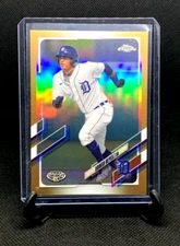 ADINSO REYES 2021 Topps Pro Debut Gold Chrome Refractor RC /50 - PACK FRESH!