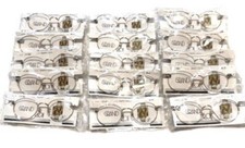 Unisex Retro Look Gold Round Eyeglass Frames Lot of 15