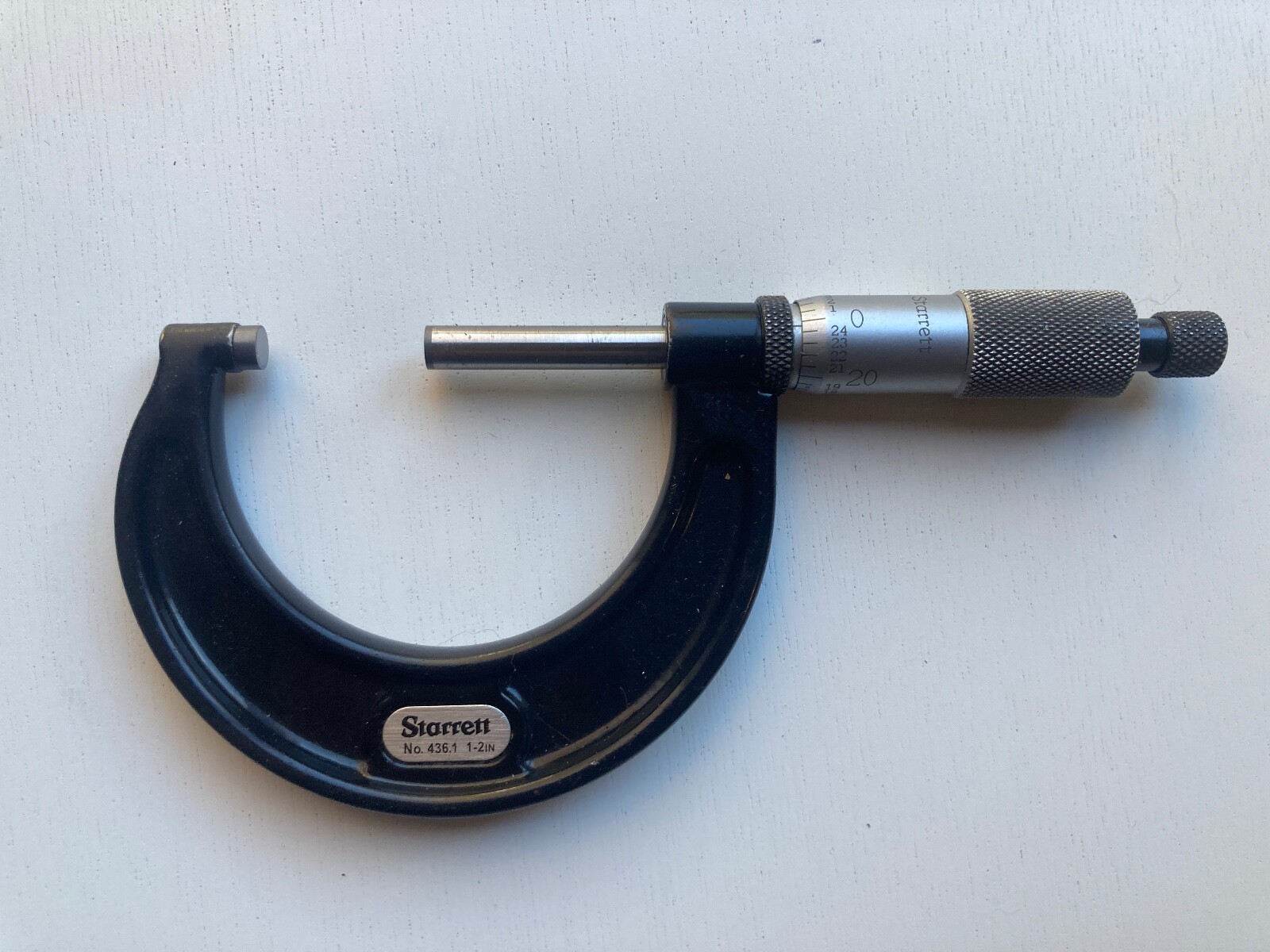 Starrett External Micrometer 436 1" 5", excellent condition eBay