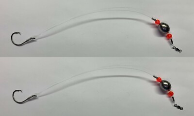 Pcs Drum Bottom Fishing Rig Red Fish Carolina Rig Catfish