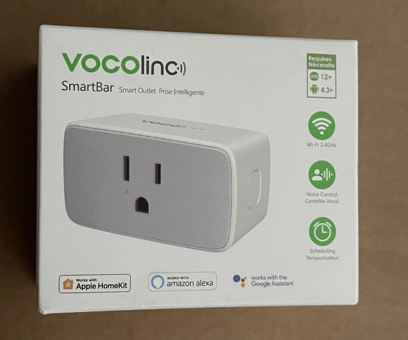 Smart Plug 4 - Pack SmartBar works w/ Apple HomeKit Hey Siri Google Alexa Amazon-image