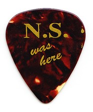 Journey Neal Schon Piranha Blues N. S. Was Here Guitar Pick - 1999 Solo Tour