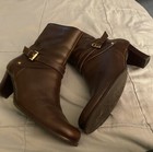Womens Brown. leather boots size 7M — photo 3
