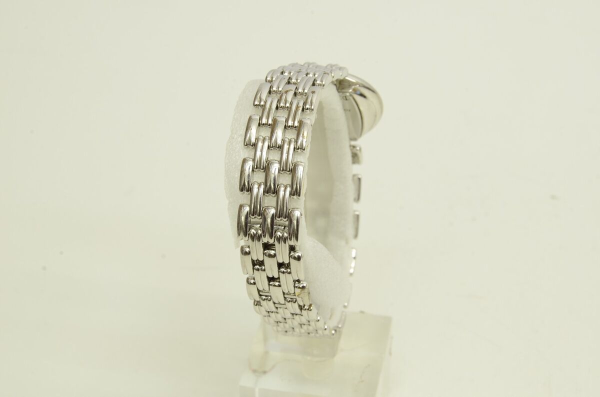 Authentic Christian Dior SS 23mm Watch Round Rhinestone Hour Authentic Christian Dior SS 23mm Watch Round Rhinestone Hour