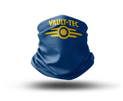 Waschbar Stoff-gesichtsmaske Mit Einzigartigem Aufdruck Vault Tec Fallout Design