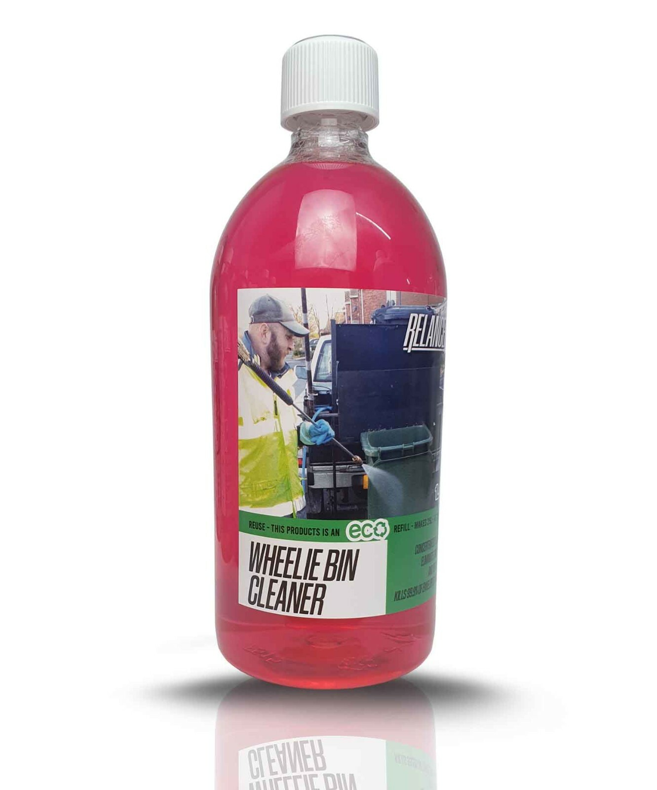 Bin Cleaner Disinfectant Anti Bacterial Professional Wheelie Bin 25L