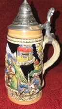 Vintage KING Bierkrug  Limitierte Edition 1475/10.000  Bierkrug mit Zinndeckel 