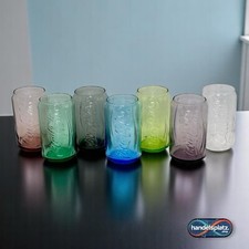 McDonalds Coca Cola Gläser 2009 Dosenform 7er Set Sammelglas Can Transparent