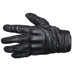 Frank Thomas Devil Leather Motorcycle Gloves Mens Black