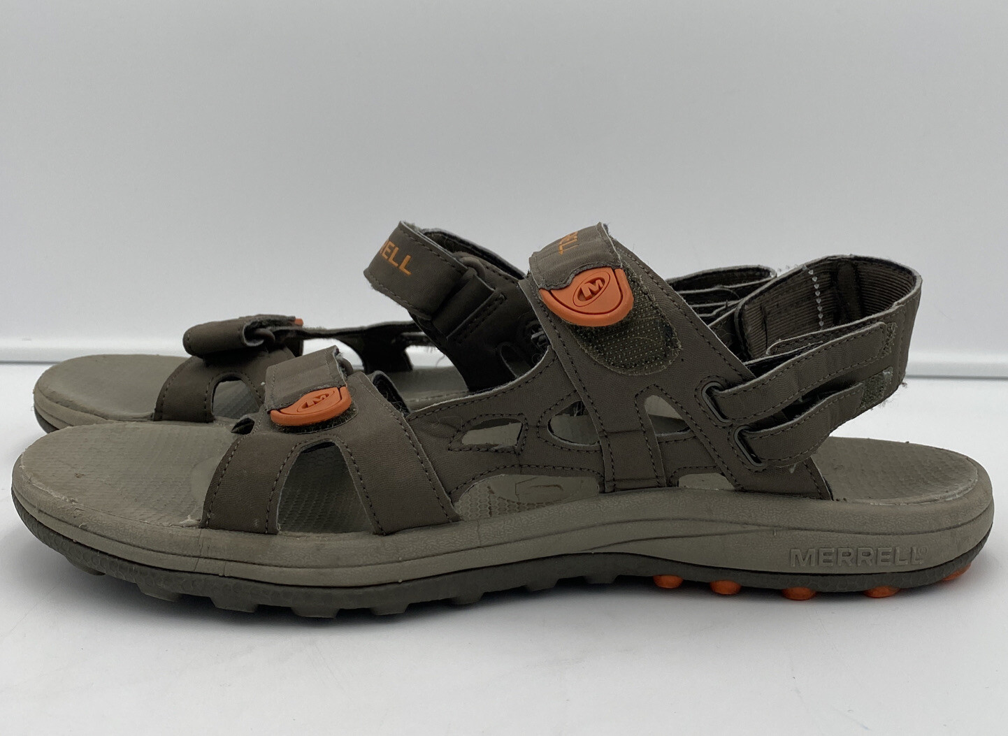 Sandali da trekking Merrell uomo cinturino alla caviglia scarpe da acqua da uomo taglia 12 ottimo condimento