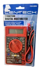Cen-Tech 7 Function Digital Multimeter in Original Package NEW Never Used
