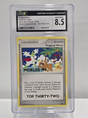 Tropical Wind #DP48 World Championships Top 32 — Black Star Promos (2009) — CGC