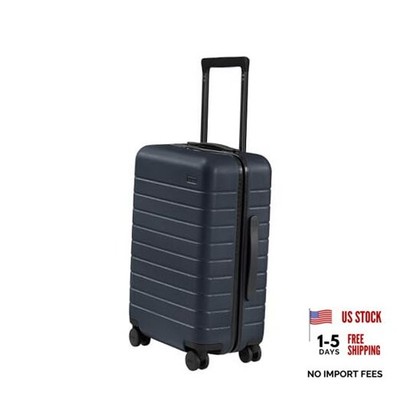Away Luggage, Lightweight Hardside Suitcase with Spinner Carry-On Navy Blue