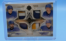 Upper Deck Ultimate Quad Materials Sabres Thompson Dahlin Tuch Skinner #02/49