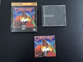 TurboGrafx 16 Box Case Manual Lot Aero Blasters Cybercore NO GAMES INCLUDED