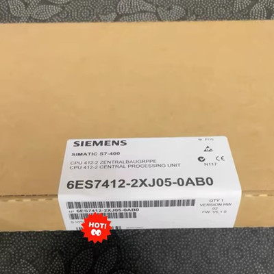 6ES7412-2XJ05-0AB0 Siemens S7-400 CPU412-2 512KB MPI/DP 24V Brand New