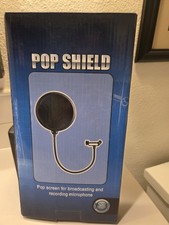 Pop Screen for Broadcasting and Recording Microphone