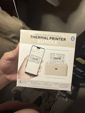 Core innovation wireless portable thermal Bluetooth Printer bundle white CTP500