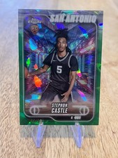 2024-25 Topps Chrome Sapphire Edition - Stephon Castle #122 Green /99 (RC)