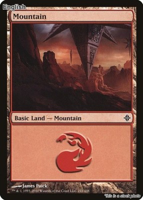 Magic Mountain 241 Land Rise of the Eldrazi NM M-2421