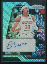 Brittney Sykes 2024 Panini Prizm WNBA Signatures Mojo Prizm Auto /25