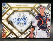 Buster Posey 5/5 Auto Topps Diamond Icons 2025 SSP On Card Autograph Legend 