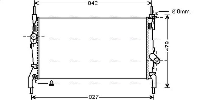 Ava Fda2405 Cooling Radiator - Image 2