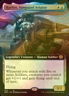 MTG Harbin, Vanguard Aviator FOIL BRO English Extended Art