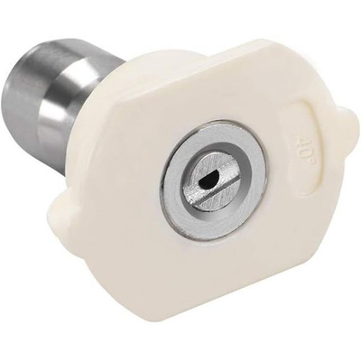 #ad White Pressure Washer Spray Nozzle Tip 40 Degree Metal Nozzle Tips Standard ... $9.95