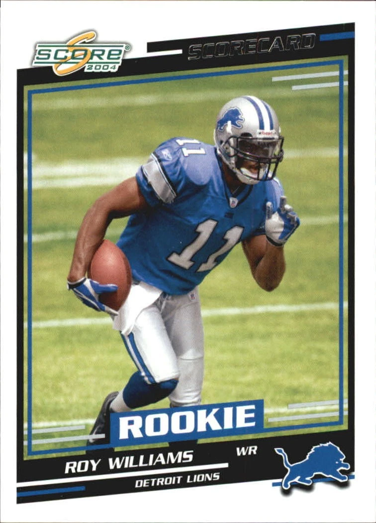Roy Williams trading card