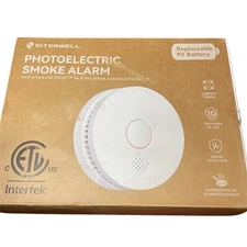 SITERWELL Smoke Detector 10 Year Product Life Fire Alarm ETL-9TH GS509A 12 Pack
