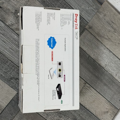DrayTek Vigor130 ADSL VDSL2 Router FTTC BT Infinity PPPoE Bridge PSU Firewall - Picture 18 of 19
