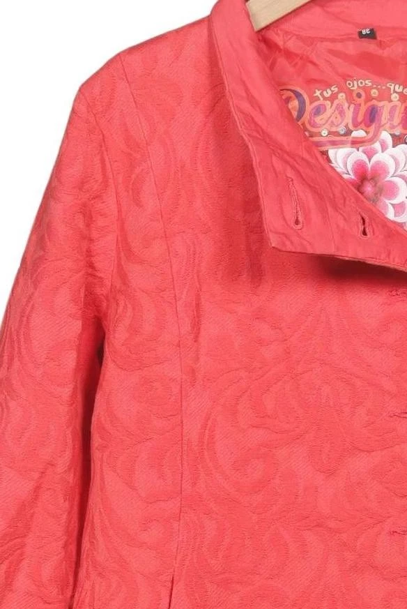 Desigual Mantel Damen Jacke Parka Gr. 38 Baumwolle Rot #bvy4tm3
