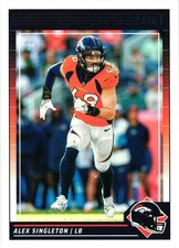 2024 Panini Score ALEX SINGLETON 82 Denver Broncos Football Trading Card