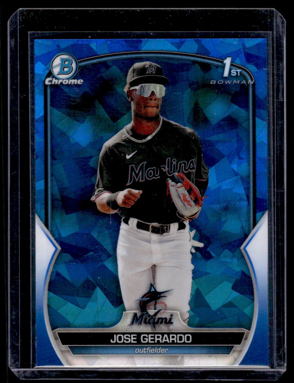 2023 Bowman Chrome Prospects Sapphire Jose Gerardo Miami Marlins #BCP-195