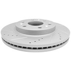 Front Coated Disc Brake Rotors Set for Chevy Silverado 1500 GMC Yukon 5.3L