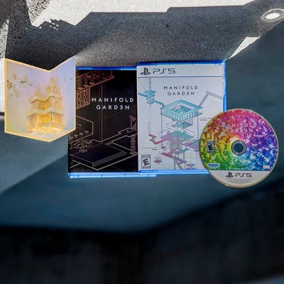 Manifold Garden PS5 iam8bit Region Free Pop-Up Display Reversible Cover Art 