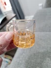 VINTAGE LOT OF 2 FEDERAL GLASS MINI BEER MUGS PREOWNED