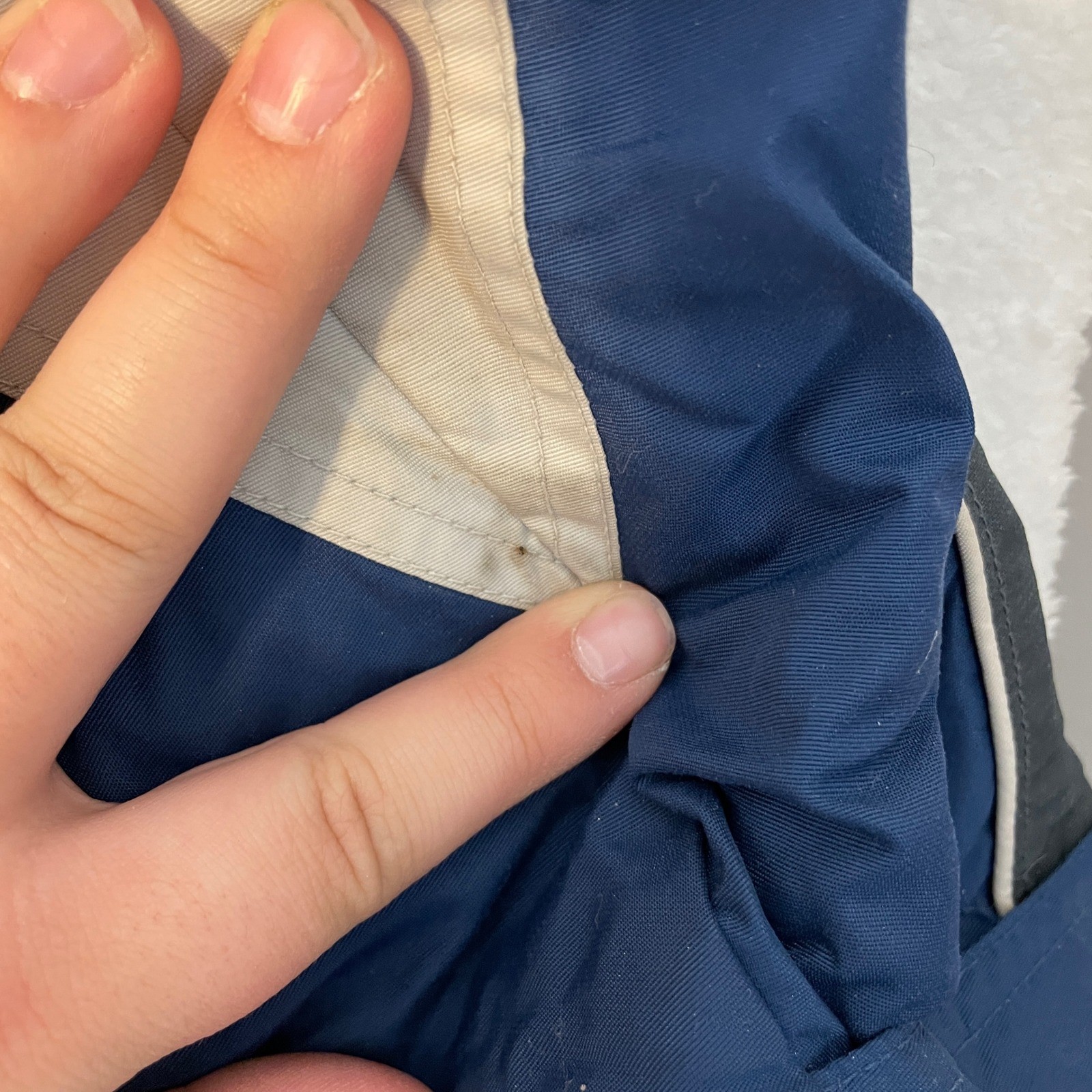 Columbia Sportswear Company Mens Blue Gray White Insulated Ski Jacket Large