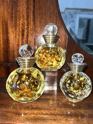Komplettsatz 3 Dolce Vita Christian Dior Factice Flaschen auf Aufsteller