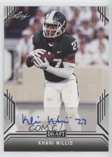 2019 Leaf Draft Auto Khari Willis #BA-KW1 Auto 05ks