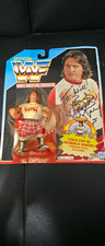 WWF Hasbro Rowdy Roddy Piper Signed Auto El Gaitero Vintage Figure MOC No COA