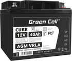 Batteria AGM 12V 40Ah Ricaricabile Sigillata VRLA | per UPS, Allarmi, Giocattoli